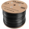 Lanberg Cable LAN FTP CAT-6 305M wire outdoor gel cu fluke, black