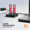 Axagon ADSA-M2C22L USB-C 20Gbps docking station for 2 x M.2 NVMe SSD with disk cloning function without PC