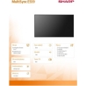 Sharp Monitor wielkoformatowy MultiSync E559 55 cali UHD 16/7 350cd/m2