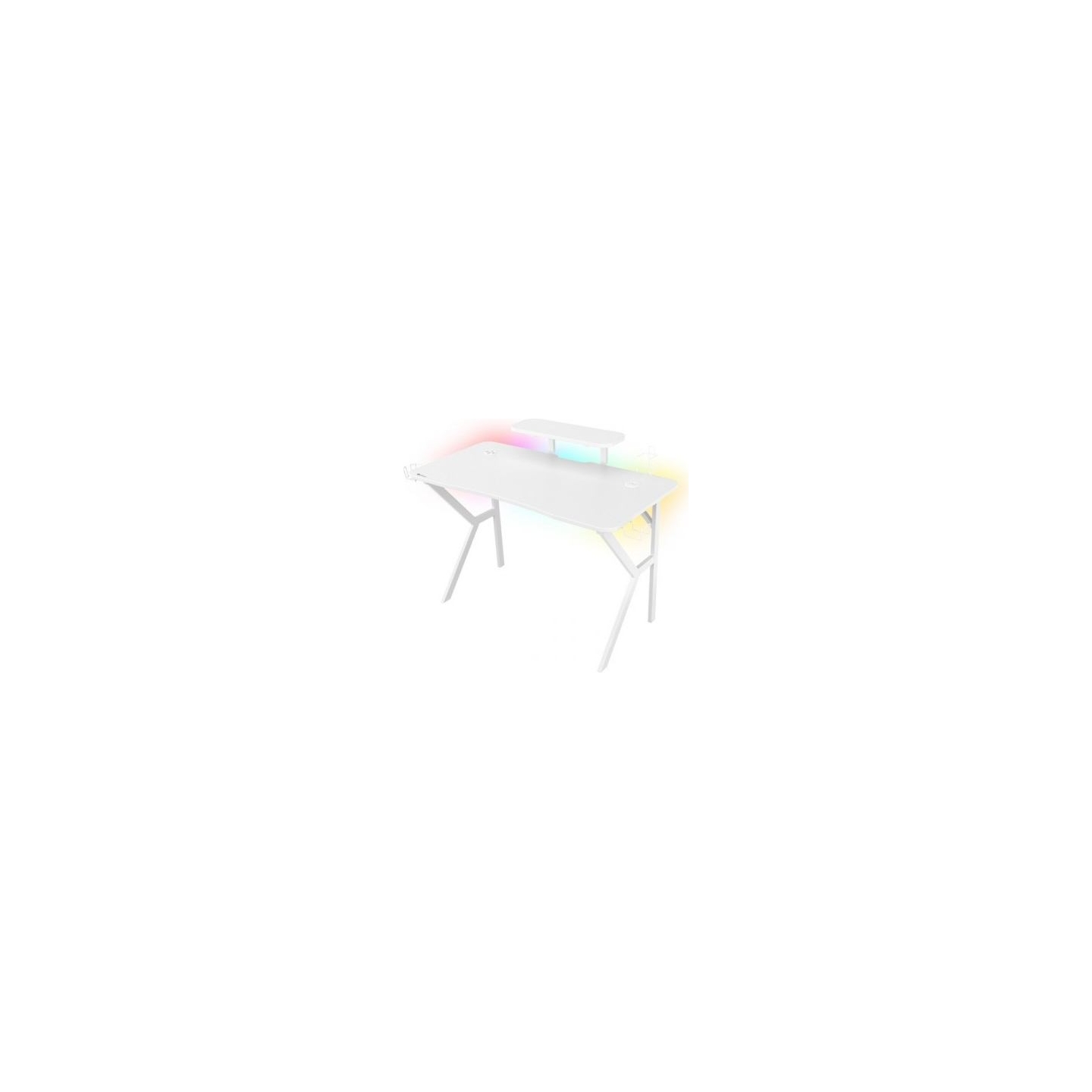 Natec Gaming desk Genesis Holm 320 RGB white