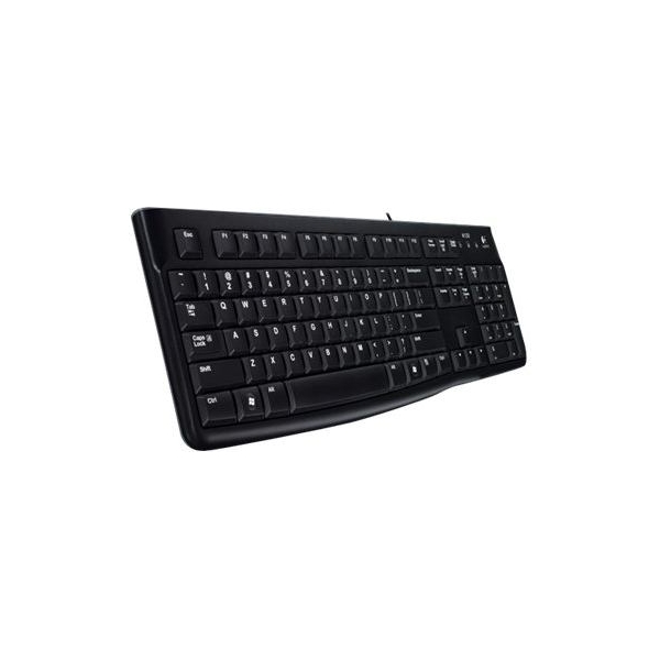 Logitech MK120 Corded Combo - BLACK - USB - US INT'L