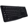 Logitech MK120 Corded Combo - BLACK - USB - US INT'L