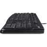 Logitech MK120 Corded Combo - BLACK - USB - US INT'L
