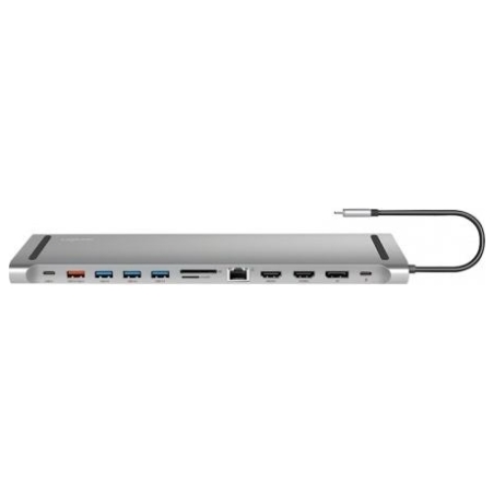 Logilink USB3.2 docking station USB-C, 12 port, PD