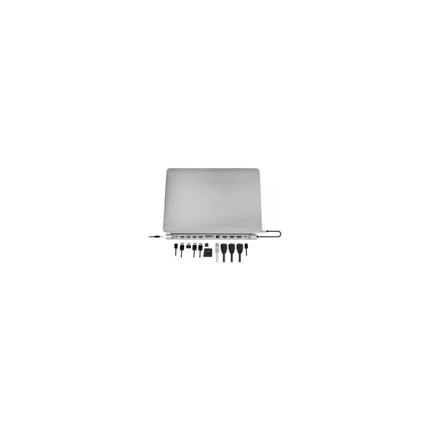 Logilink USB3.2 docking station USB-C, 12 port, PD
