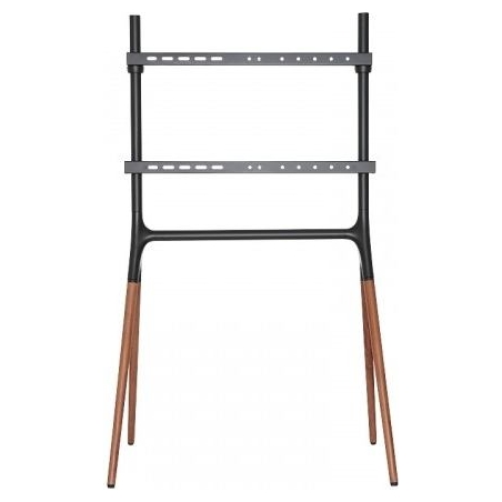 Logilink TV stand 49-70 inches with walnut wooden legs