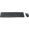 Logitech MK120 Corded Combo - BLACK - USB - US INT'L