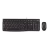 Logitech MK120 Corded Combo - BLACK - USB - US INT'L