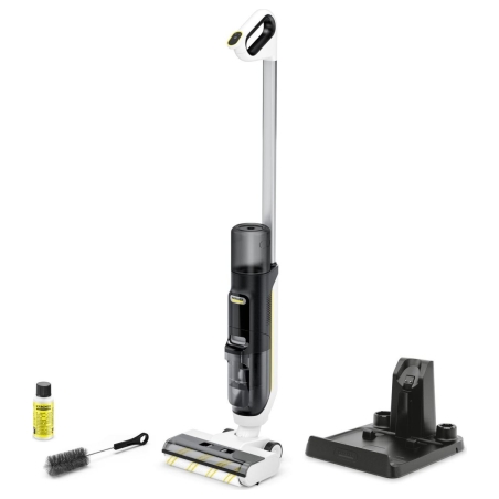 Karcher Vacuum Cleaner|KARCHER|Three-in-one floor cleaner FCV 3|Dry&wet|2-in-1 stick vacuum|White|Bagless|Battery|1.056-122.0