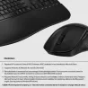 HP 685 Comfort Dual-Mode Keyboard and Mouse Combo, spill resistant - Black - US ENG / 8T6L7UT#ABB