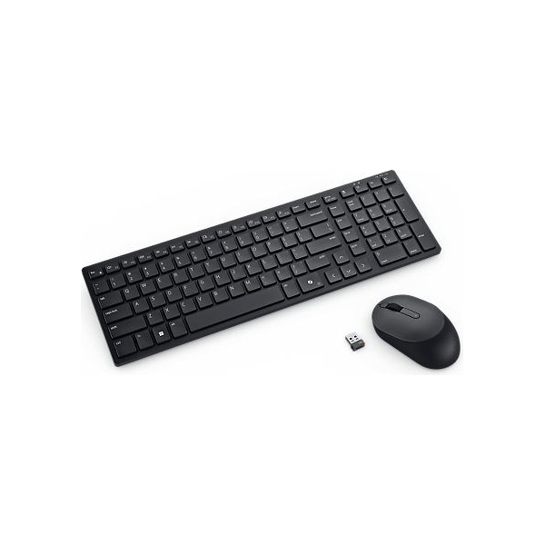 Dell | KM555 | Keyboard and Mouse Set | Wireless | Russian | Black