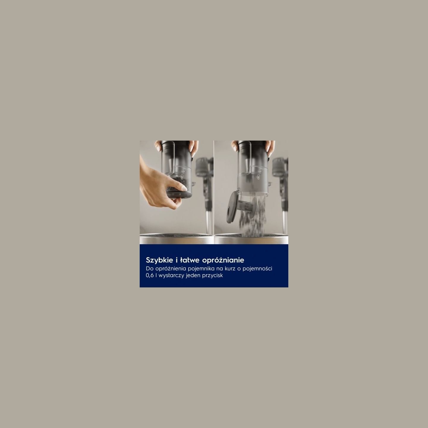 Electrolux Clean 600 EP61CB21W Cordless Stick Vacuum Cleaner