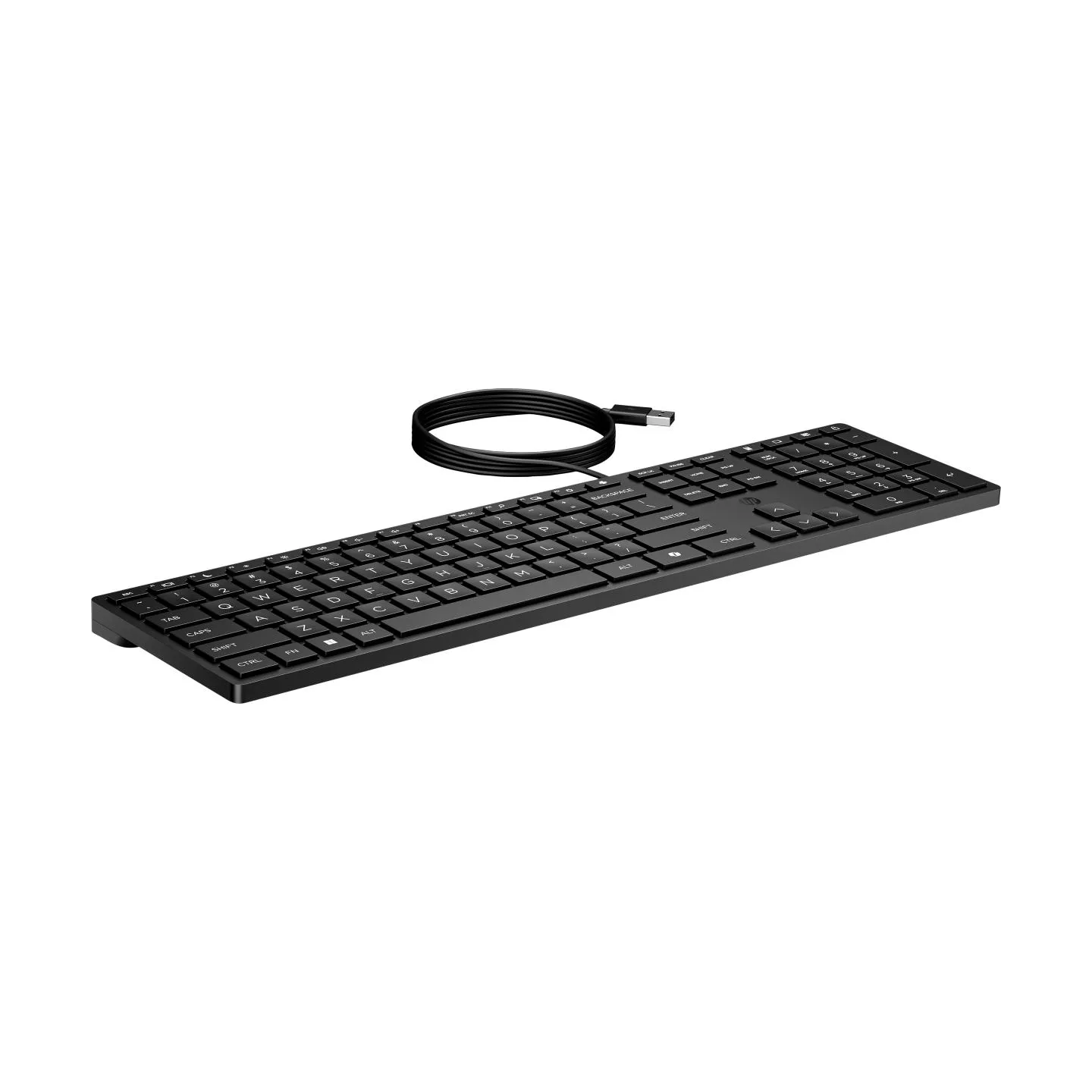 HP 320K USB Wired Keyboard - Black - US ENG / 9SR37UT#ABB