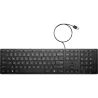 HP 320K USB Wired Keyboard - Black - US ENG / 9SR37UT#ABB