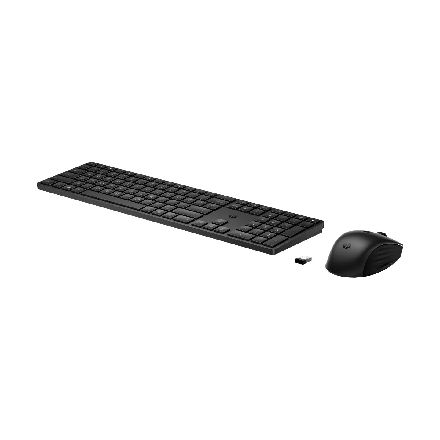 HP 655 Wireless Mouse Keyboard Combo, spill resistant - Black - US ENG / 4R009UT#ABB