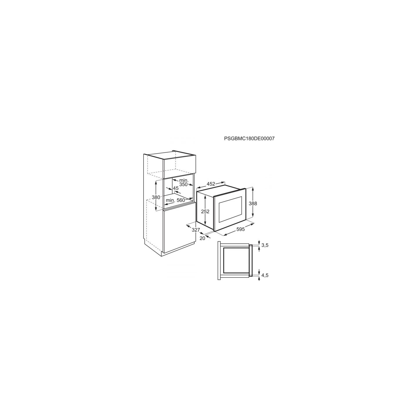 Electrolux Microwave oven LMS2203EMX