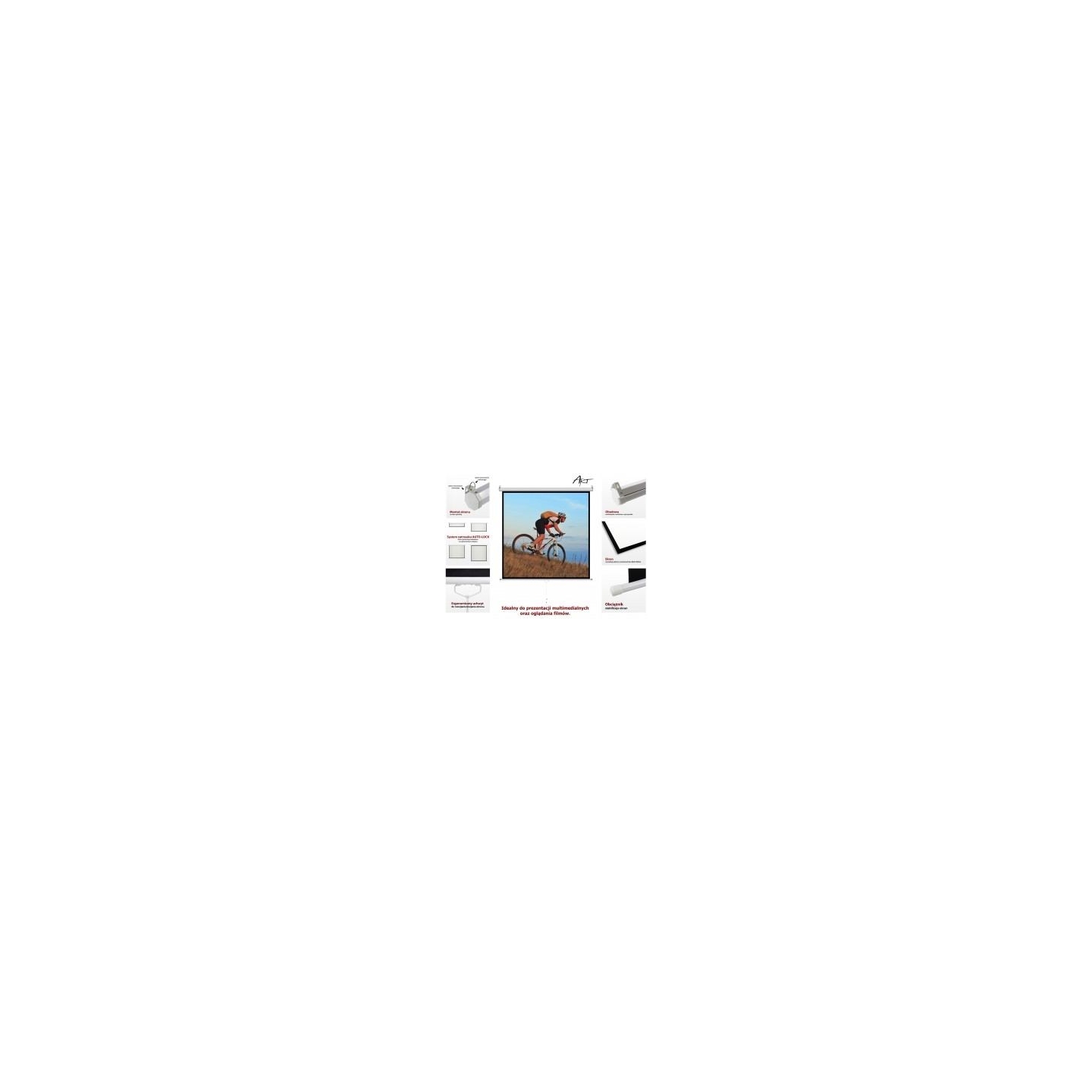 ART Manual Screen 1: 1 96 "244x244cm MS-96 1:1