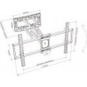 ART LCD holder AR-91XXL 50-120 vert/horiz.150k