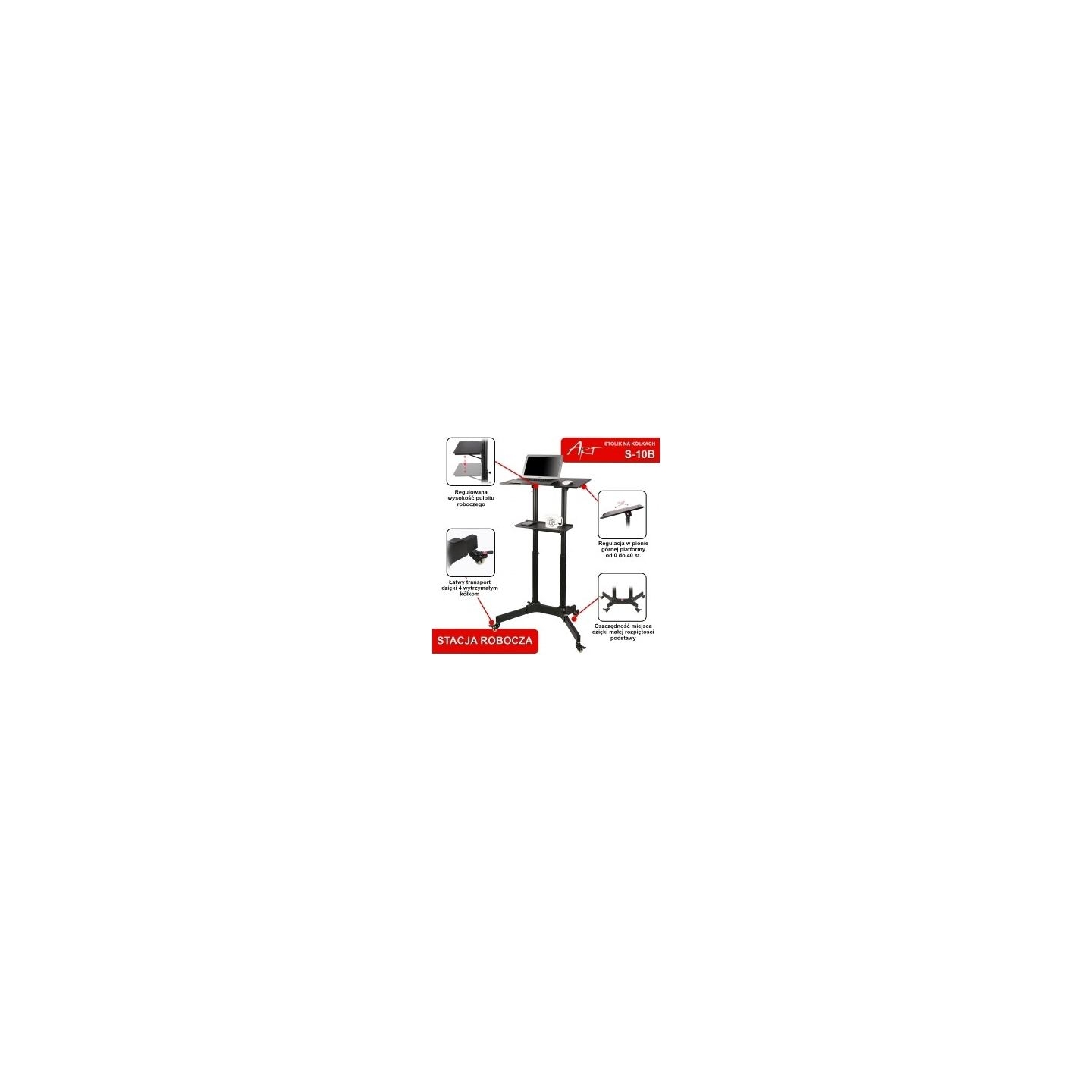 ART Workstation for notebook / projector S-10B