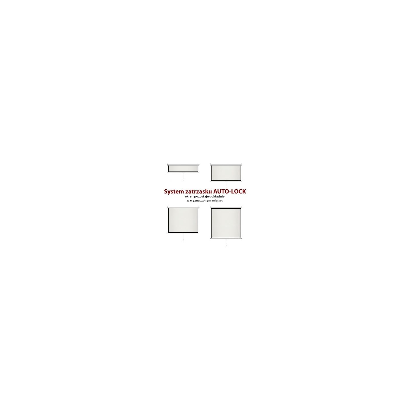 ART Manual Screen 4:3 Semi-Automatic 120" 244x183cm MS-120 4:3