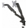 ART Desk handle on gas spring for 2 LEDs / LCDs 13-27 inches L-13GD