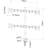 ART Handle to 4 lcd monitors 13-27'' L-04N