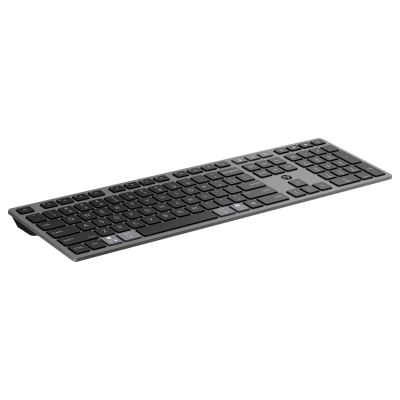HP 725 Wireless Mouse Keyboard Combo - Multi-Device, Dual-Mode, Programmable, Rechargeable, 4000 dpi, spill resistant - Nightfal