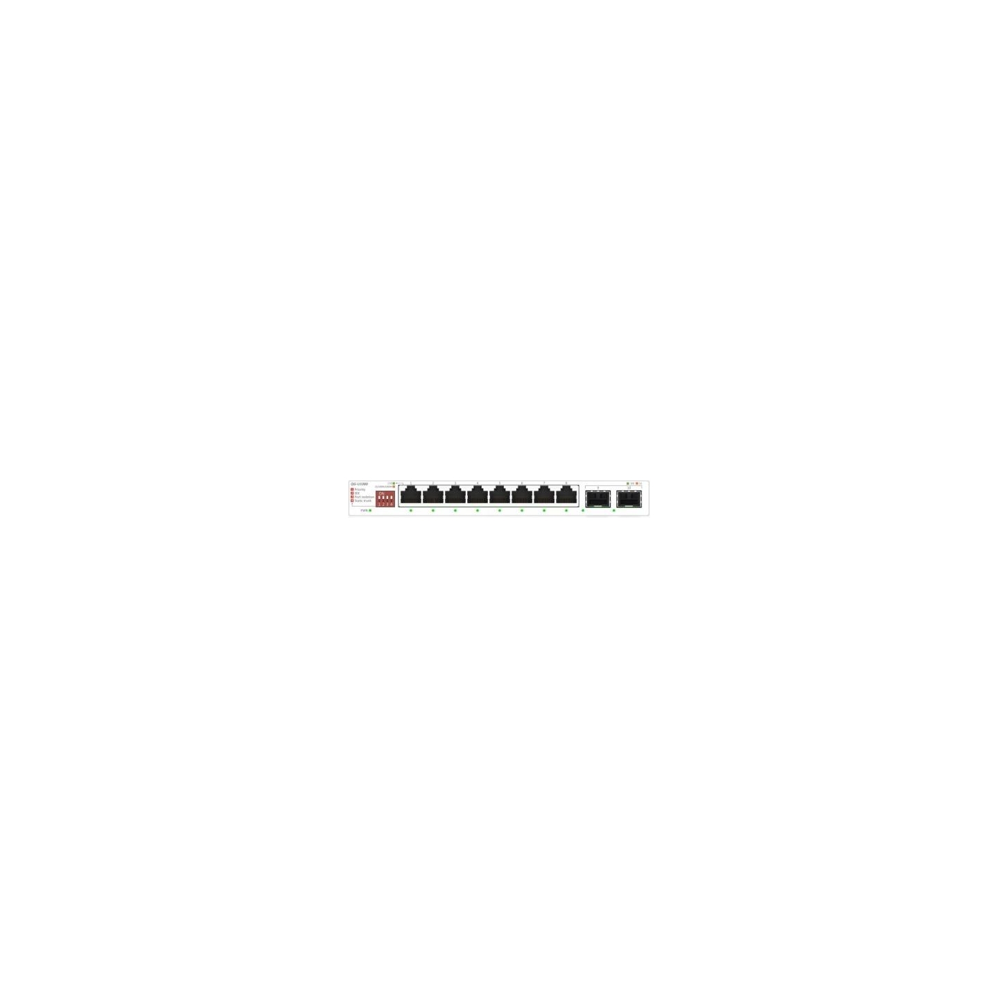 Asus Unmanaged Switch QG-U1080 8-Port 2.5G + 2-Port 10G SFP+