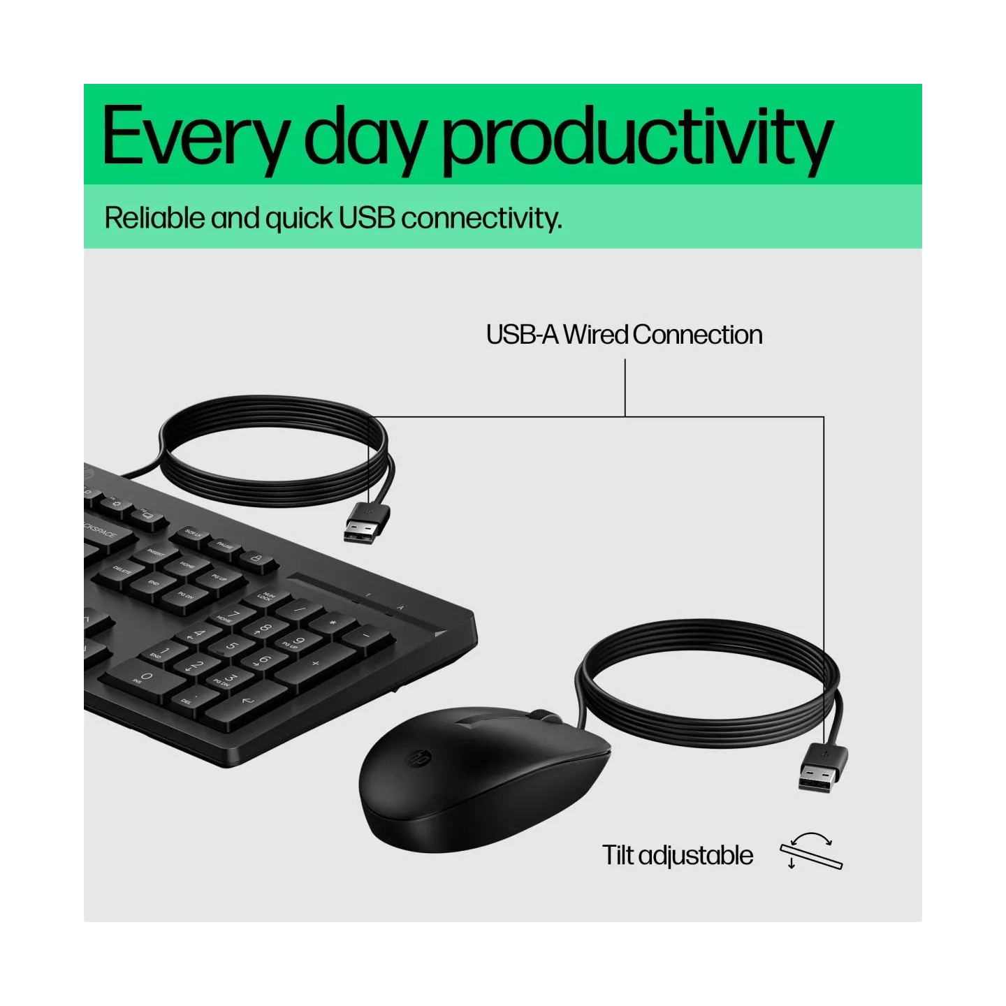 HP 225 Wired Mouse and KB G2 (EN)