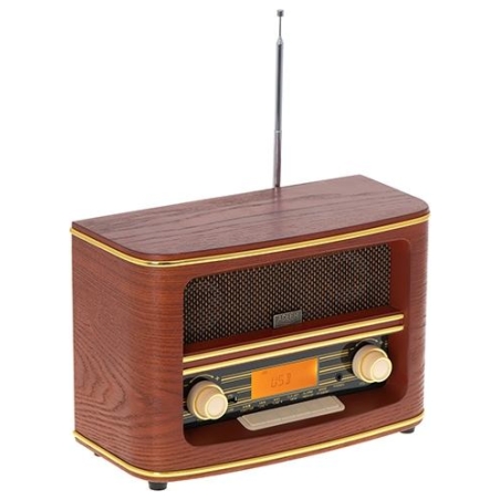 Adler | Retro Radio | AD 1187 | Alarm function | AUX in | Wooden