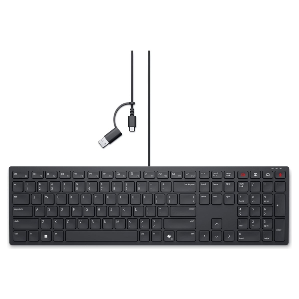 Dell Pro Wired Collaboration Keyboard - KB525C - Russian (QWERTY) / 580-BBTF