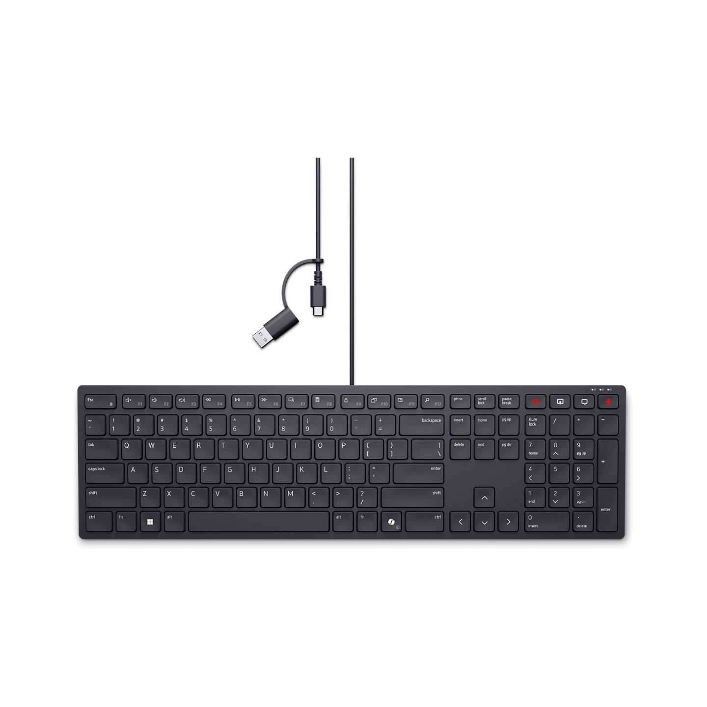 Dell Pro Wired Collaboration Keyboard - KB525C - Russian (QWERTY) / 580-BBTF