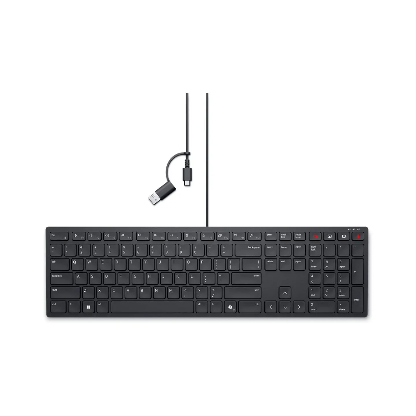 Dell Pro Wired Collaboration Keyboard - KB525C - Russian (QWERTY) / 580-BBTF