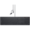 Dell Pro Wired Collaboration Keyboard - KB525C - Russian (QWERTY) / 580-BBTF