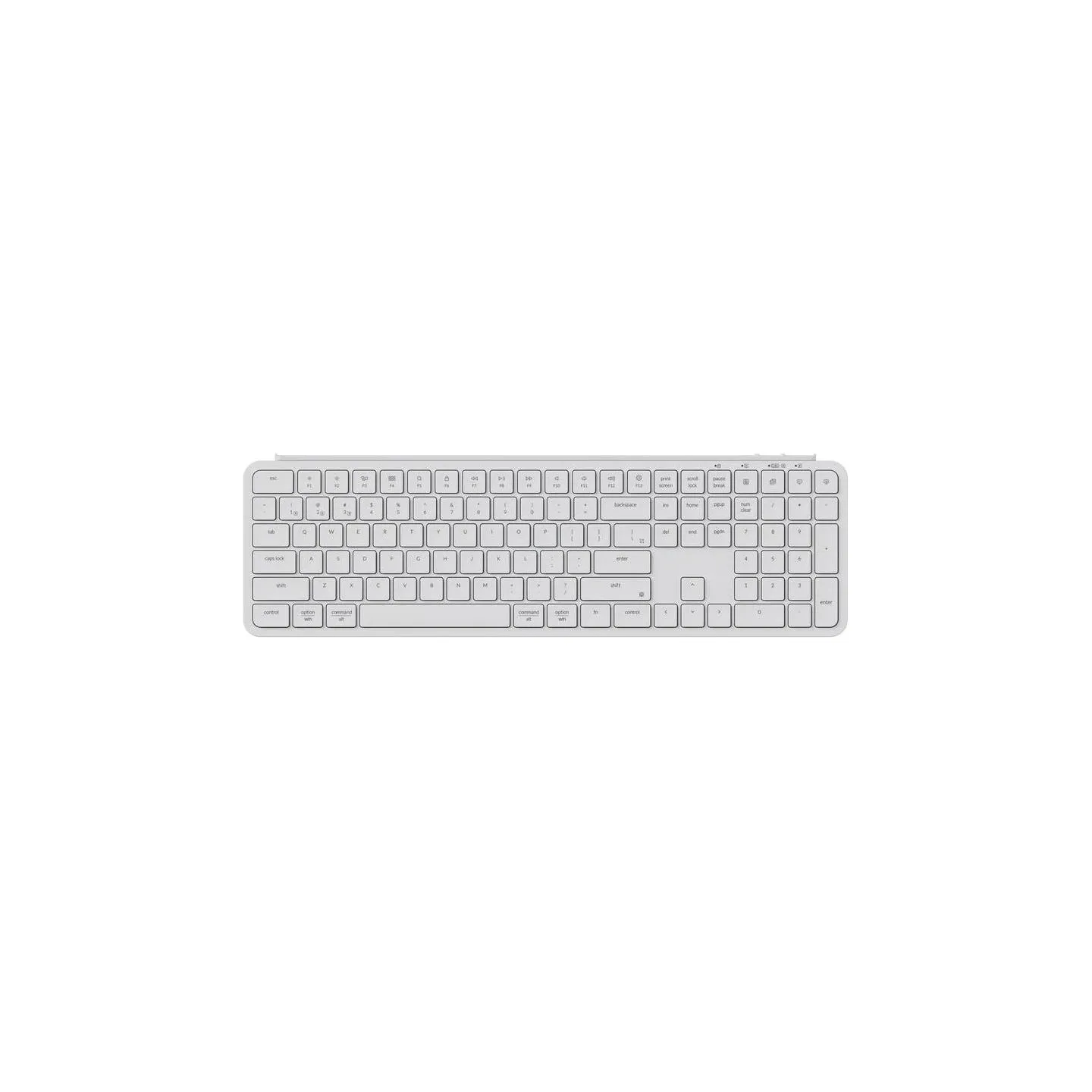 Keychron B6 Pro Ultraslim - US Layout - Low Profile Scissor Ivory White Wireless Keyboard / B6P-K8