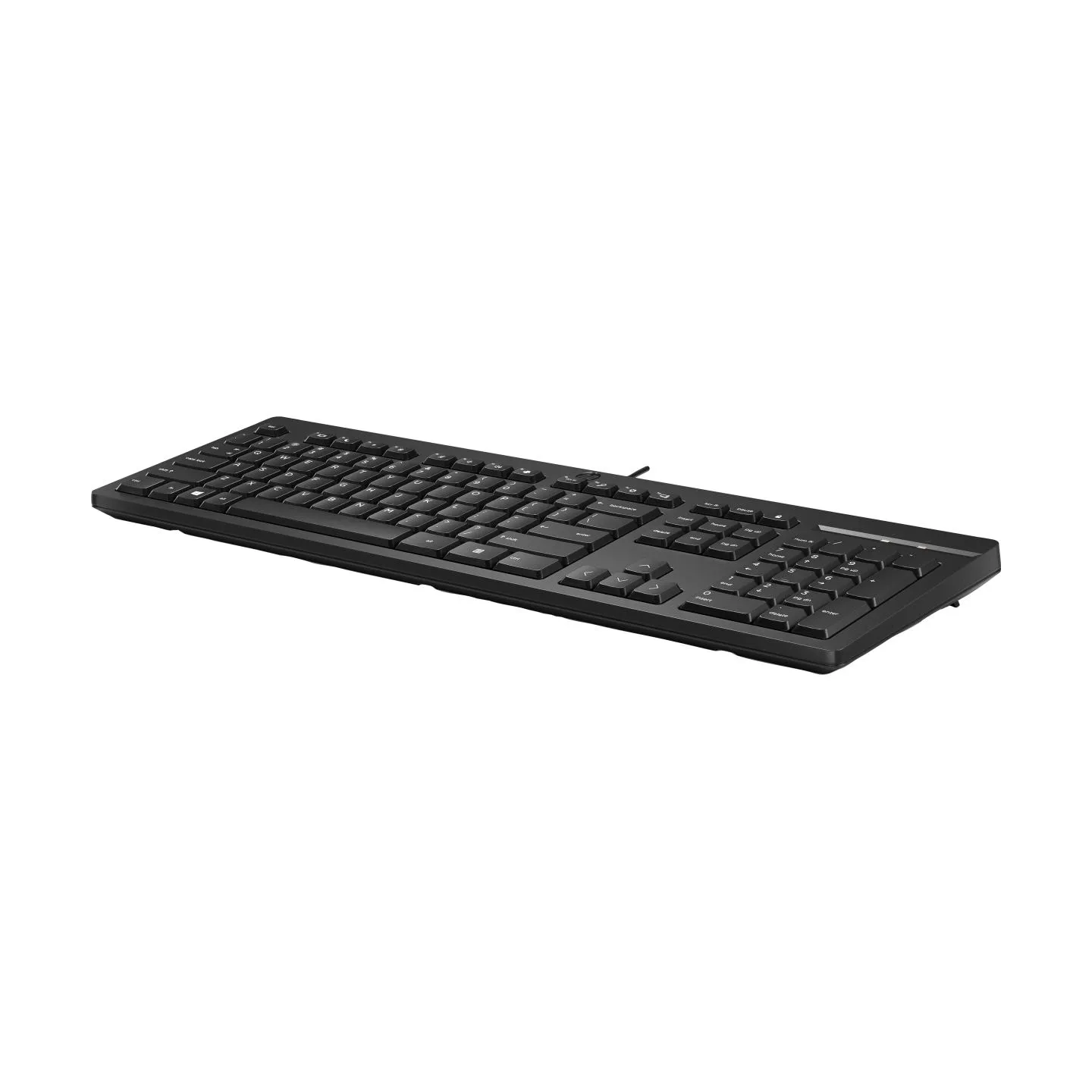 HP 125 G2 USB Wired Keyboard, Sanitizable, Copilot Key - Black - ESTONIAN / AY2Y7AA#ARK
