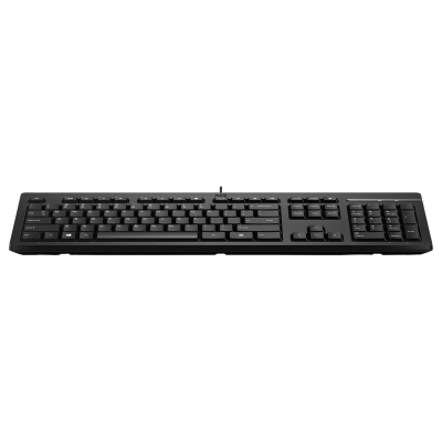 HP 125 G2 USB Wired Keyboard, Sanitizable, Copilot Key - Black - ESTONIAN / AY2Y7AA#ARK
