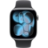Apple Watch Series 11 GPS+Cellular 42mm Space Grey Aluminium Case with Black Sport Band - S/M
