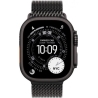 Apple Watch Ultra 3 GPS + Cellular 49mm Black Titanium Case with Black Titanium Milanese Loop - Small