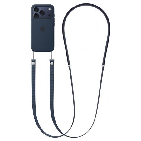 Apple Crossbody strap - blue