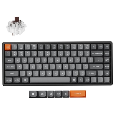 Keychron K2 Max RGB Aluminum - US Layout - Hot-Swappable Gateron Super Brown Wireless Keyboard / K2M-J3