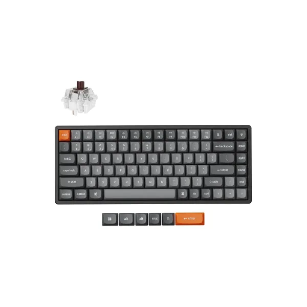Keychron K2 Max RGB Aluminum - US Layout - Hot-Swappable Gateron Super Brown Wireless Keyboard / K2M-J3