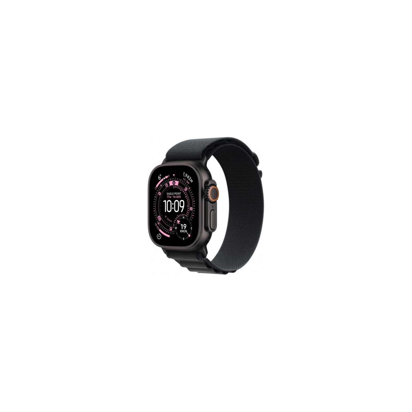 Apple Watch Ultra 3 GPS + Cellular 49mm Black Titanium Case with Black Alpine Loop - Small