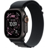 Apple Watch Ultra 3 GPS + Cellular 49mm Black Titanium Case with Black Alpine Loop - Small