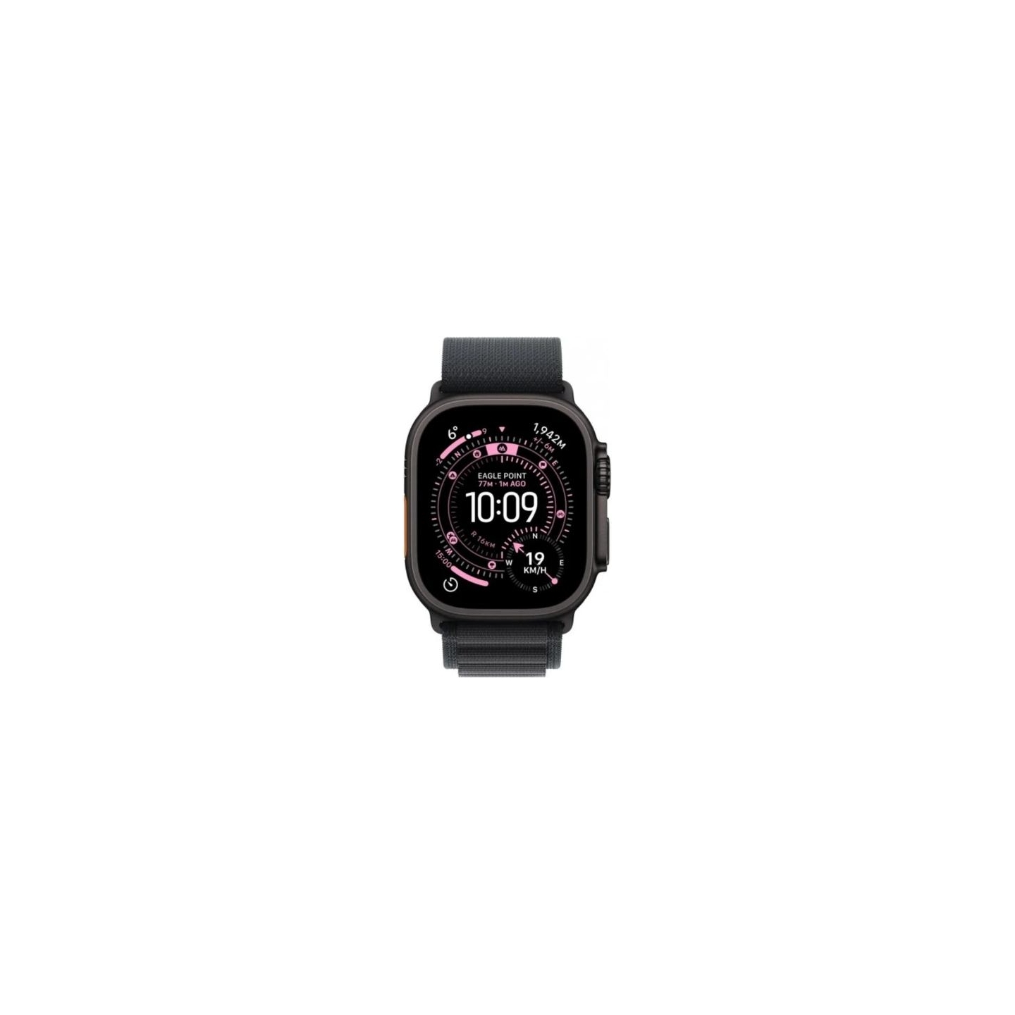 Apple Watch Ultra 3 GPS + Cellular 49mm Black Titanium Case with Black Alpine Loop - Small