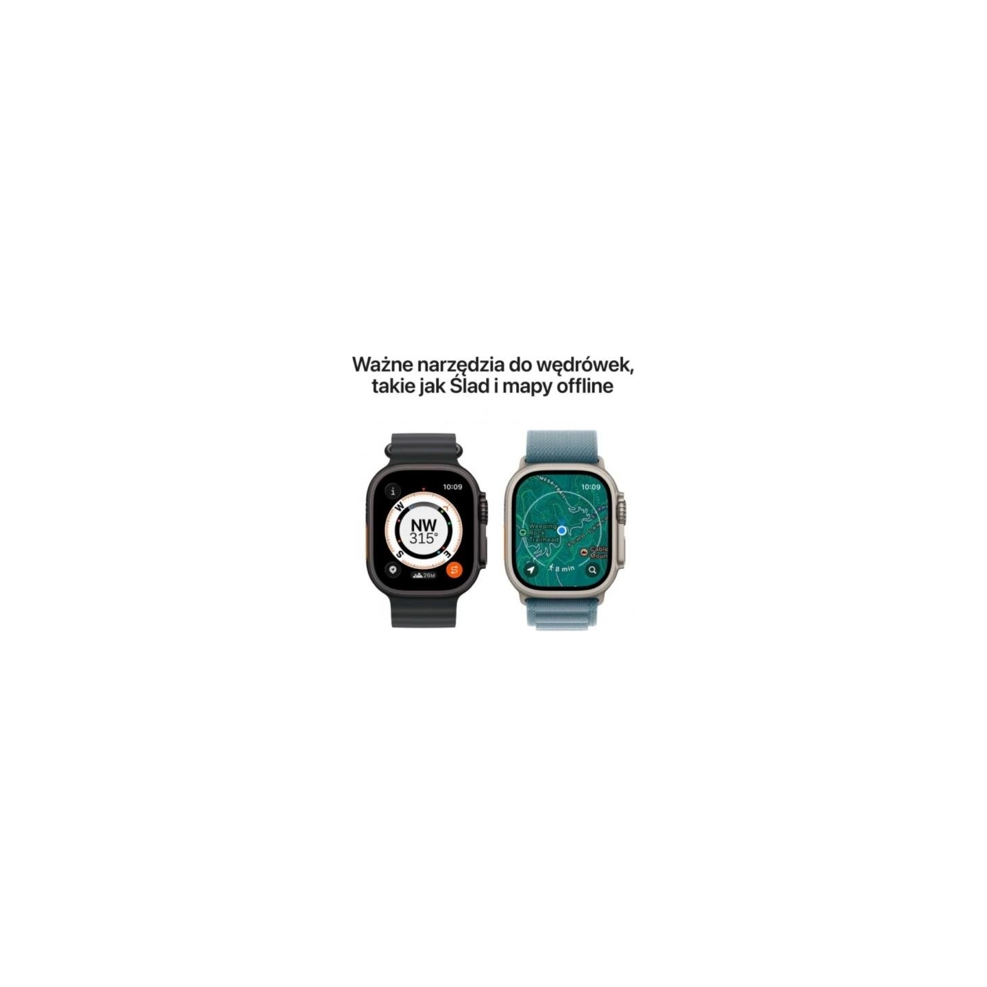 Apple Watch Ultra 3 GPS + Cellular 49mm Black Titanium Case with Black Alpine Loop - Small