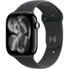 Apple Watch Series 11 GPS + Cellular 46mm Natural Titanium Case with Stone Grey Sport Band - S/M
