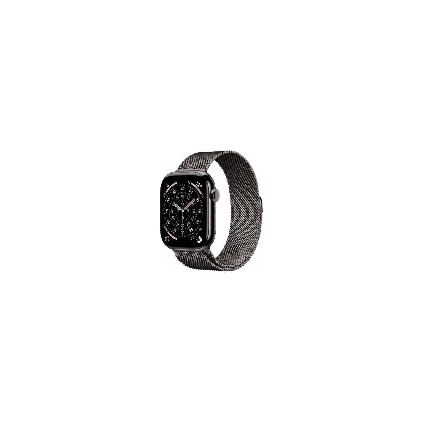 Apple Watch Series 11 GPS + Cellular 46mm Slate Titanium Case with Slate Milanese Loop S/M