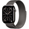 Apple Watch Series 11 GPS + Cellular 46mm Slate Titanium Case with Slate Milanese Loop S/M