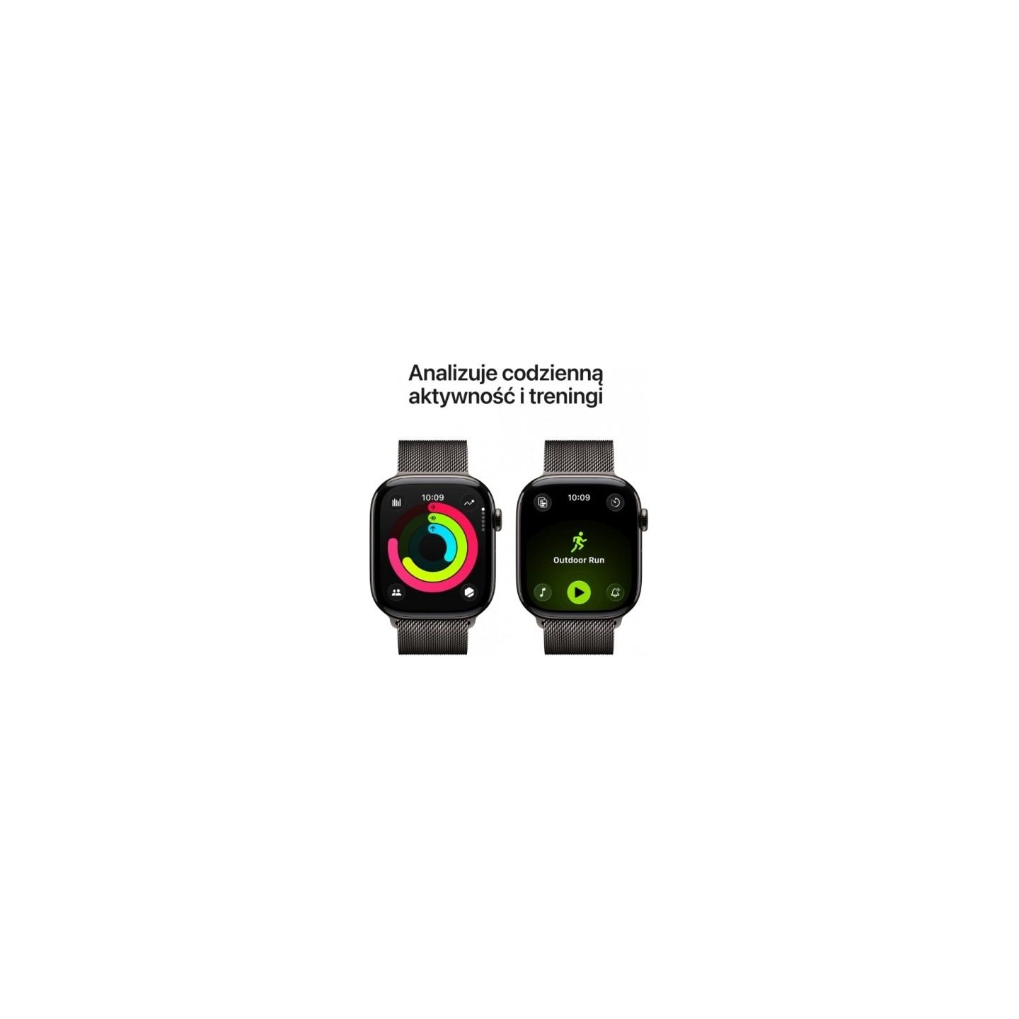 Apple Watch Series 11 GPS + Cellular 46mm Slate Titanium Case with Slate Milanese Loop S/M